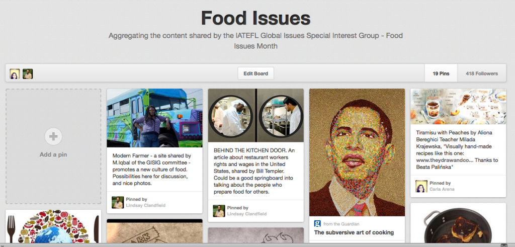 Click here to see all the great resources being shared for Food Issues month!